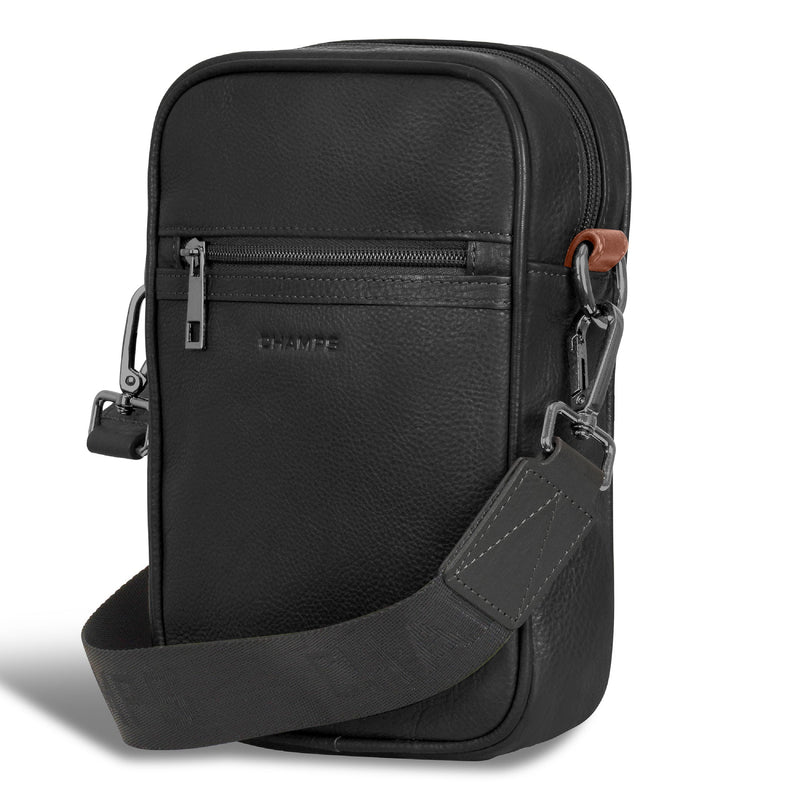 
        Shop Bentley Noir Sac à bandoulière vertical en cuir Champs Onyx in Canada at only $79.99 3rd look
      