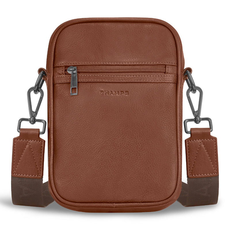 
        Shop Bentley Brun Sac à bandoulière vertical en cuir Champs Onyx in Canada at only $79.99 6th look
      