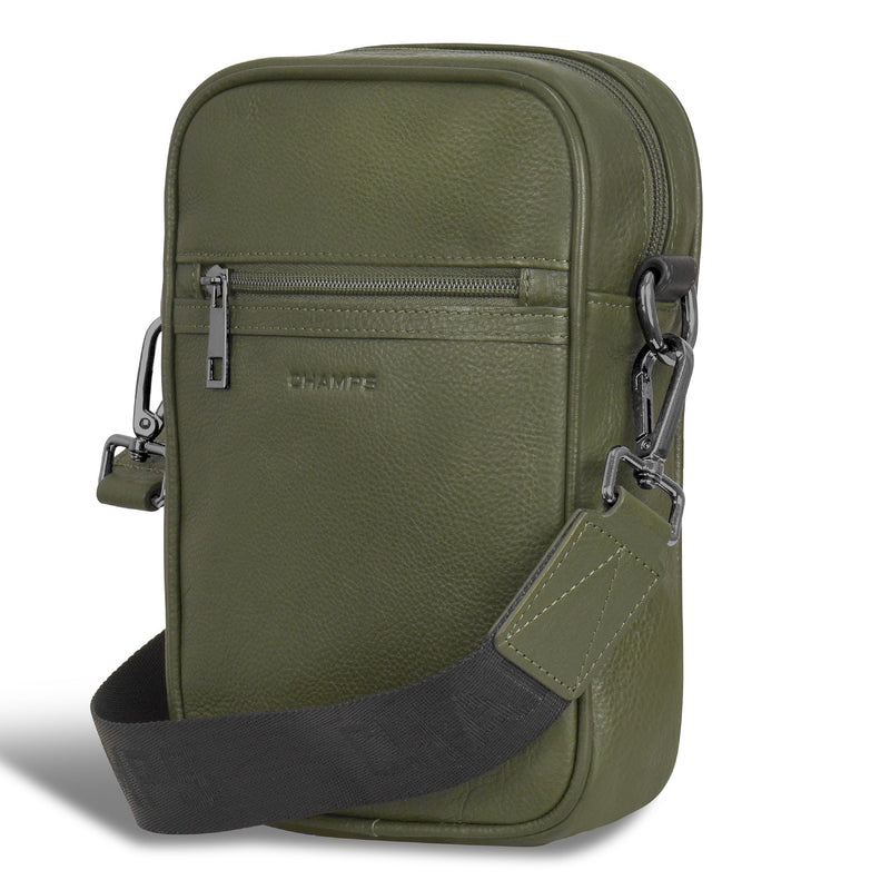 
        Shop Bentley Kaki Sac à bandoulière vertical en cuir Champs Onyx in Canada at only $79.99 13th look
      