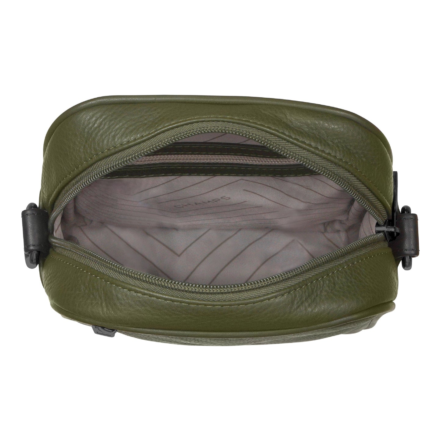 Sac à bandoulière vertical en cuir Champs Onyx
