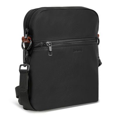 Shop Bentley Black Champs Onyx Leather Cross-Body Bag in Canada at only $89.99 5th look