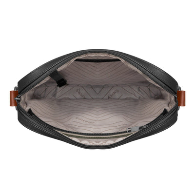 Shop Bentley Black Champs Onyx Leather Cross-Body Bag in Canada at only $89.99 6th look
