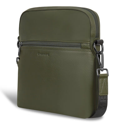 Shop Bentley Kaki Sac à bandoulière en cuir Champs Onyx in Canada at only $89.99 16th look