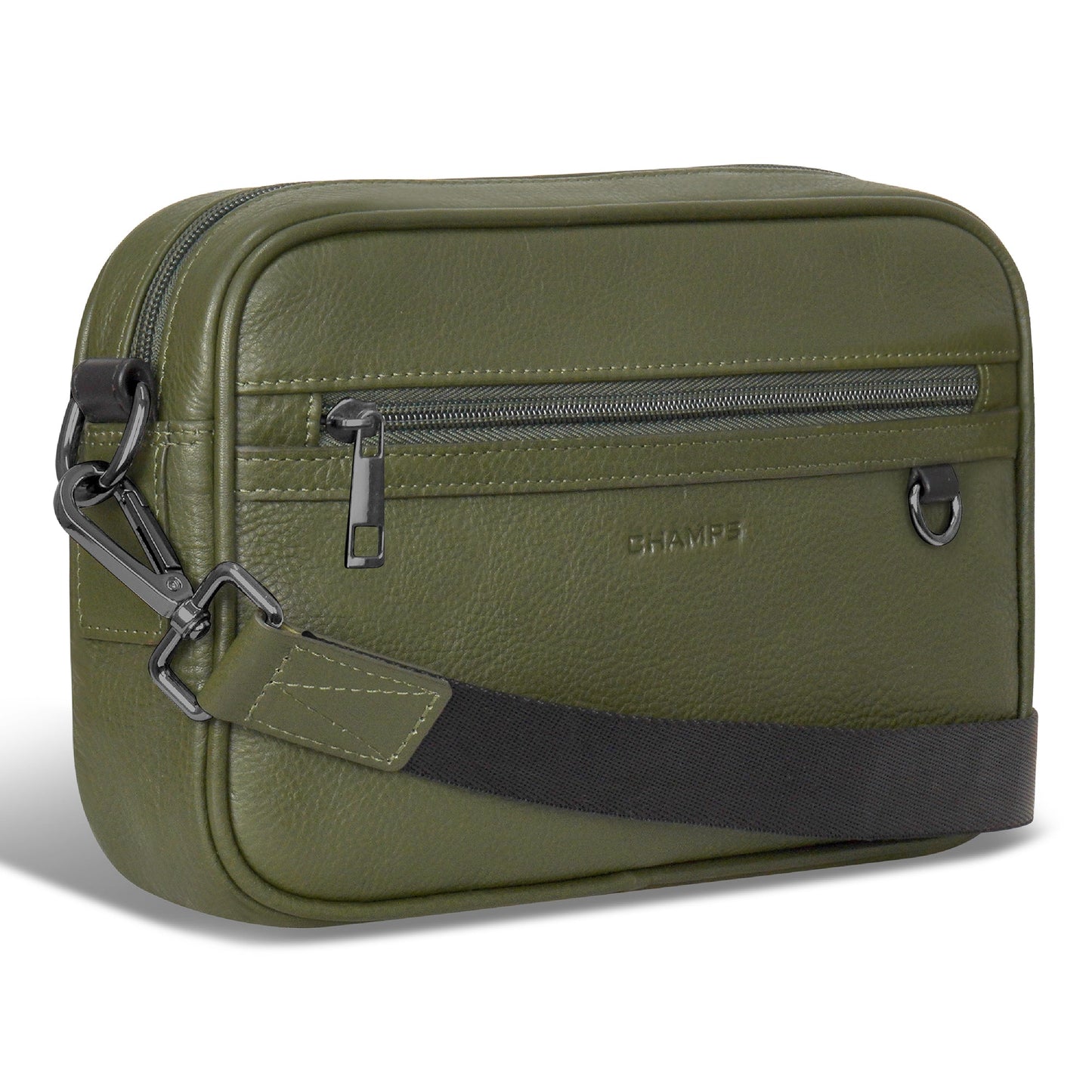 Champs Onyx Leather Camera Bag