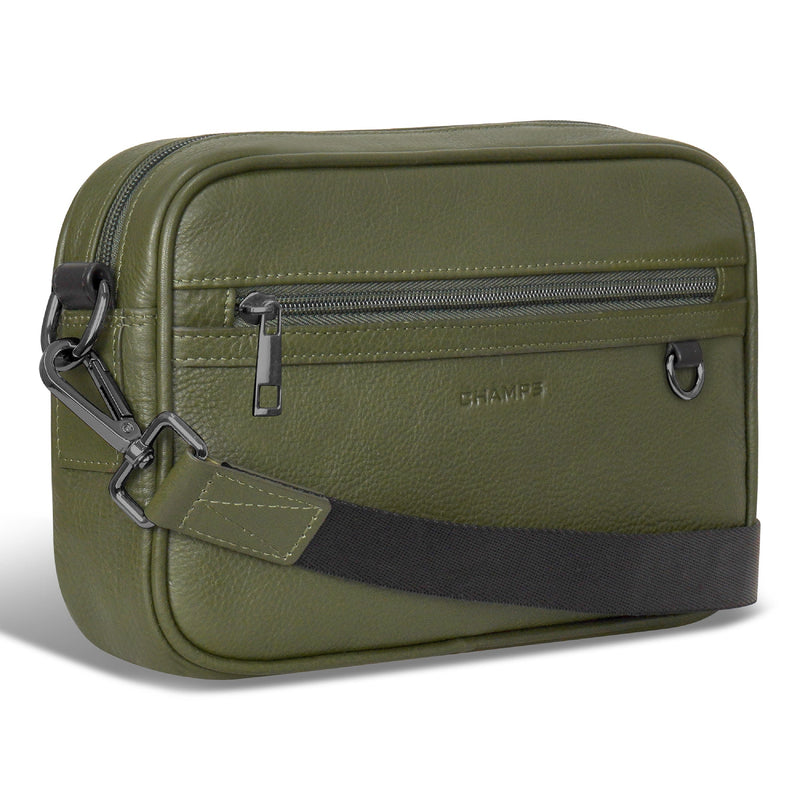 
        Shop Bentley Khaki Champs Onyx Leather Camera Bag in Canada at only $79.99 16th look
      