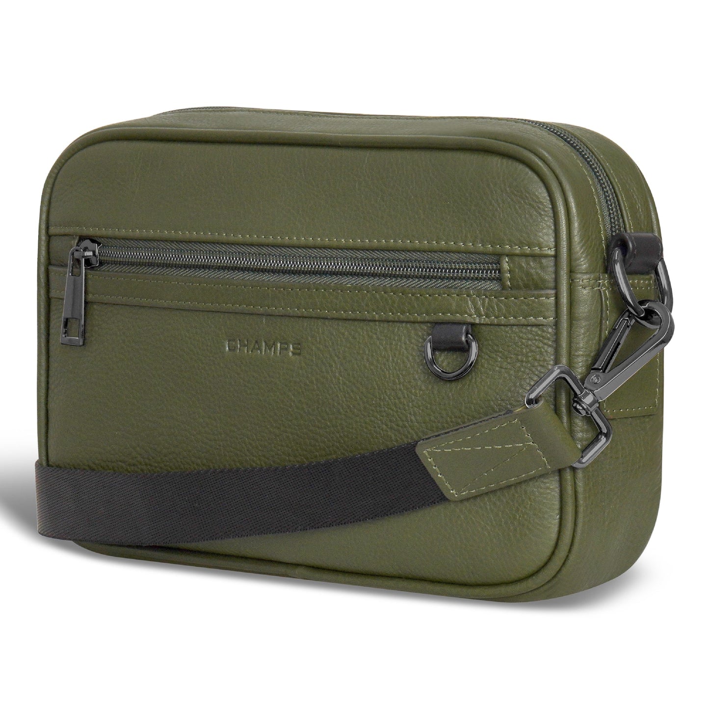 Champs Onyx Leather Camera Bag