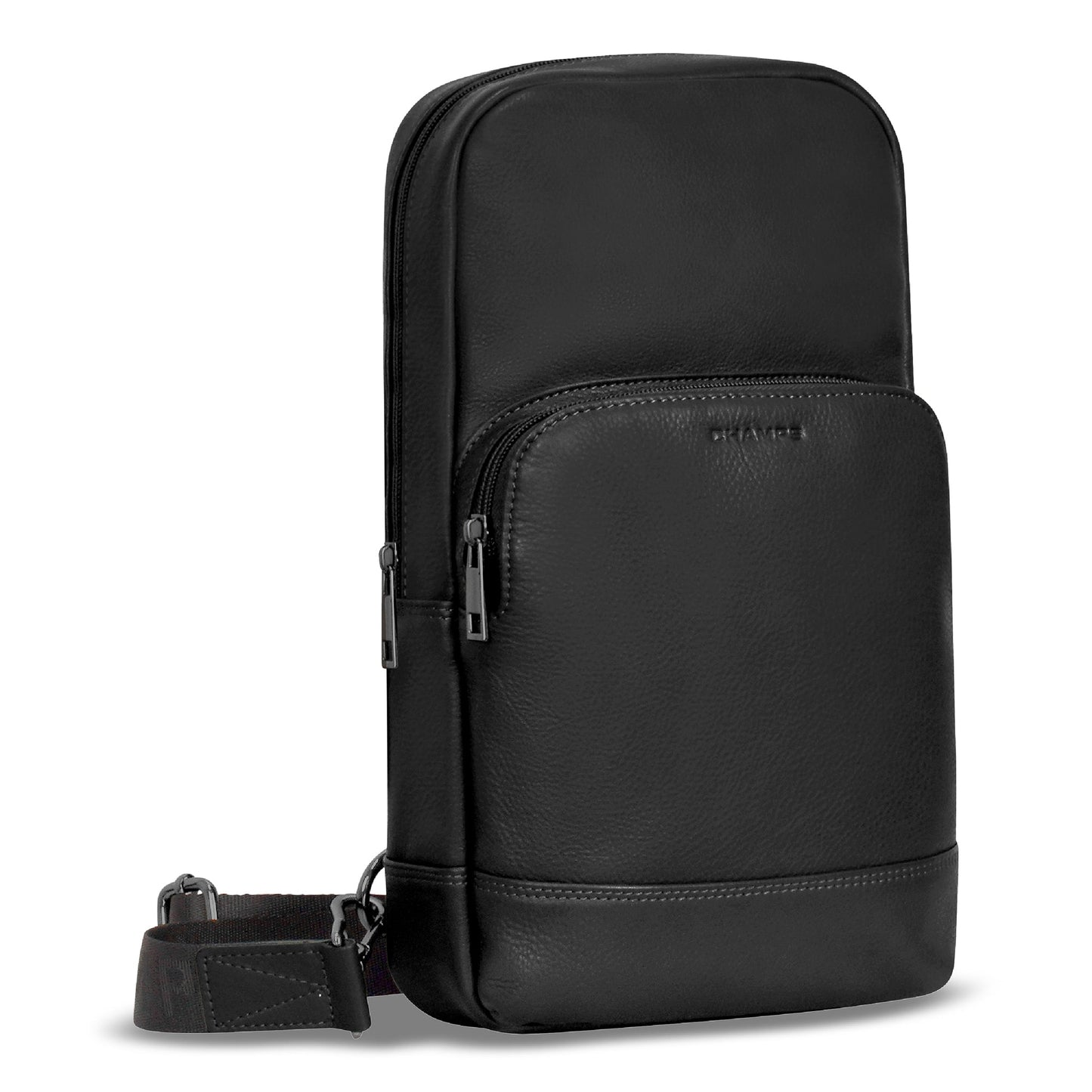 Champs Onyx Leather Sling Bag