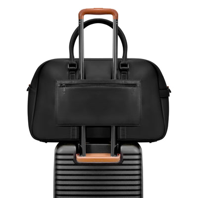 Shop Bentley Noir Sac de voyage en cuir Champs Onyx in Canada at only $174.99 8th look
