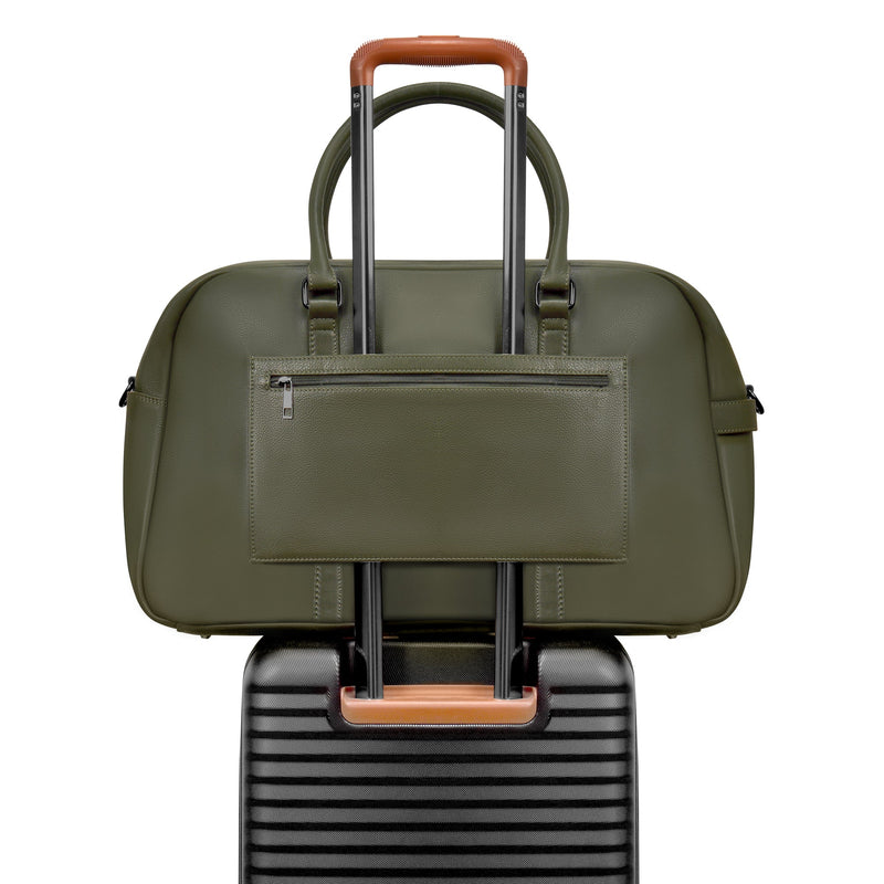 
        Shop Bentley Kaki Sac de voyage en cuir Champs Onyx in Canada at only $174.99 26th look
      