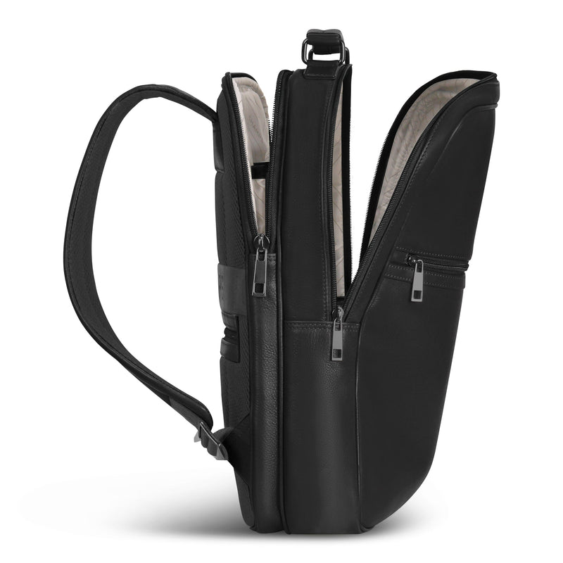
        Shop Bentley Black Champs Onyx Leather Compact Backpack in Canada at only $149.99 9th look
      
