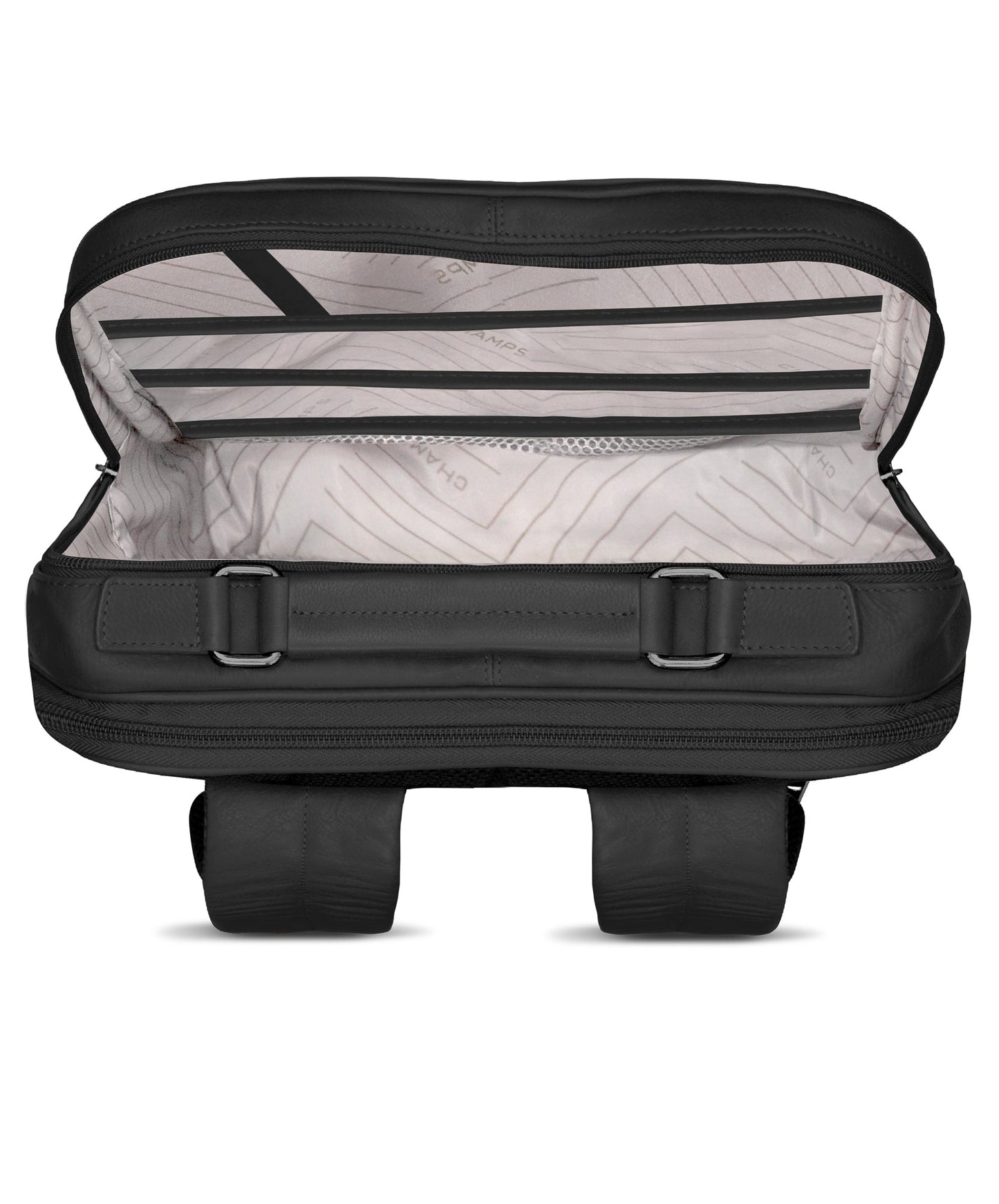 Champs Onyx Leather Compact Backpack