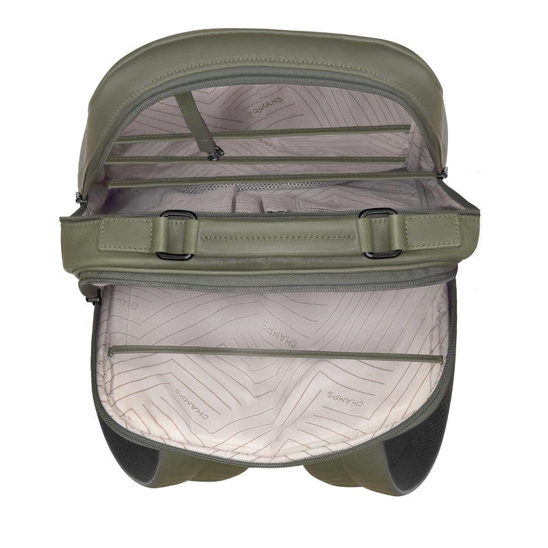 
        Shop Bentley Khaki Champs Onyx Leather Compact Backpack in Canada at only $149.99 25th look
      