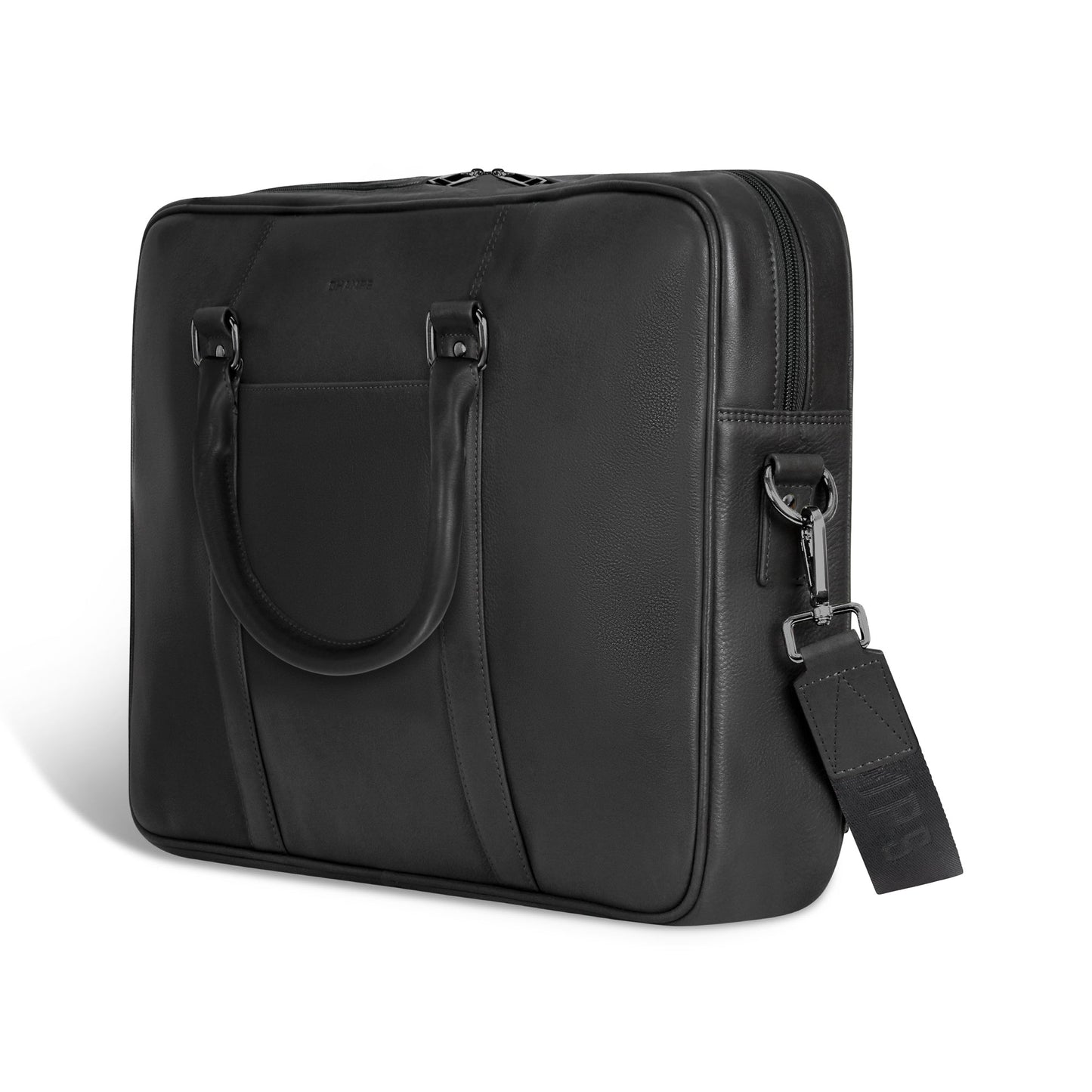 Porte-documents mince en cuir Champs Onyx