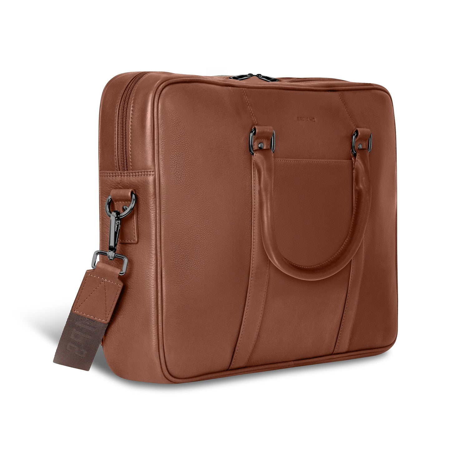 Porte-documents mince en cuir Champs Onyx