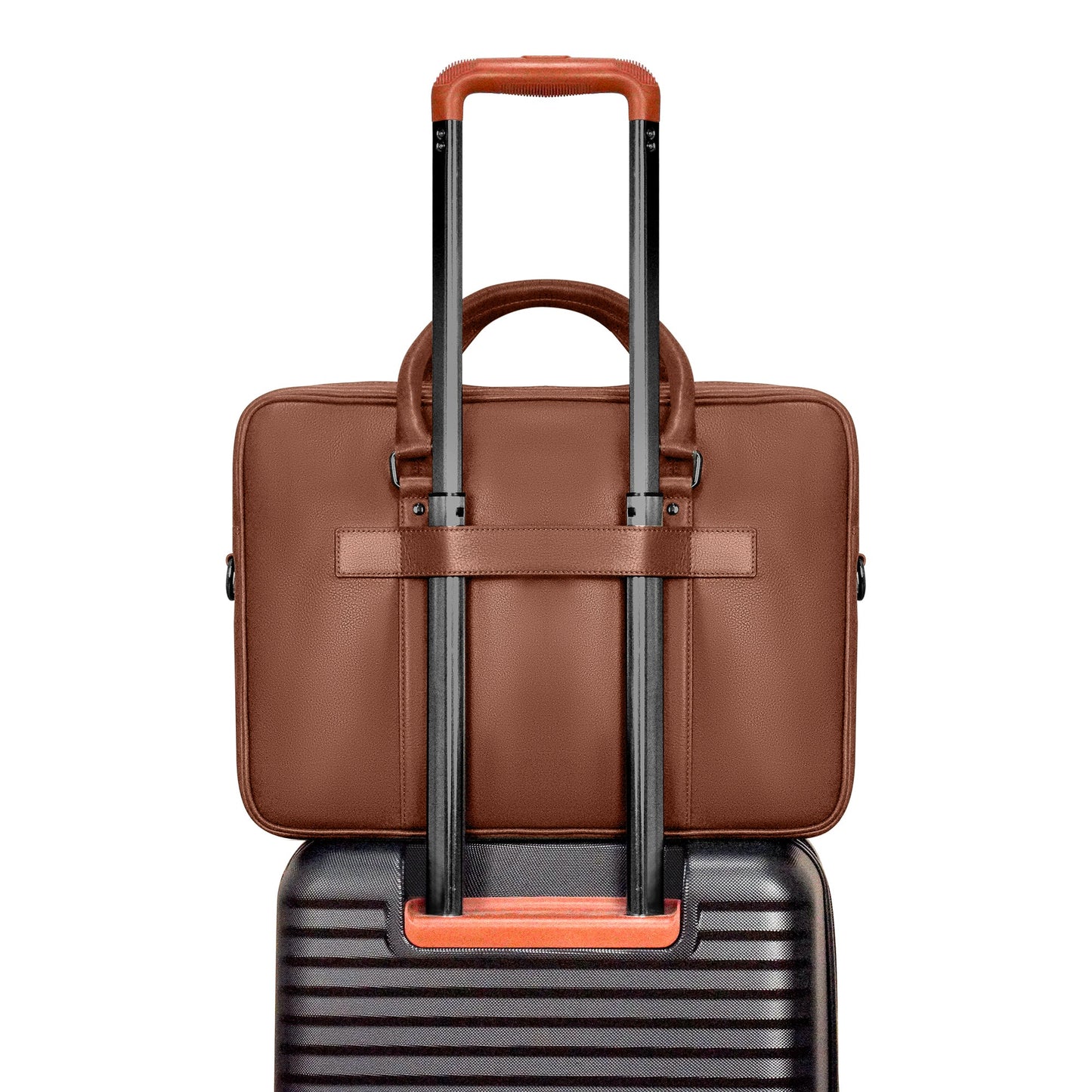 Porte-documents mince en cuir Champs Onyx