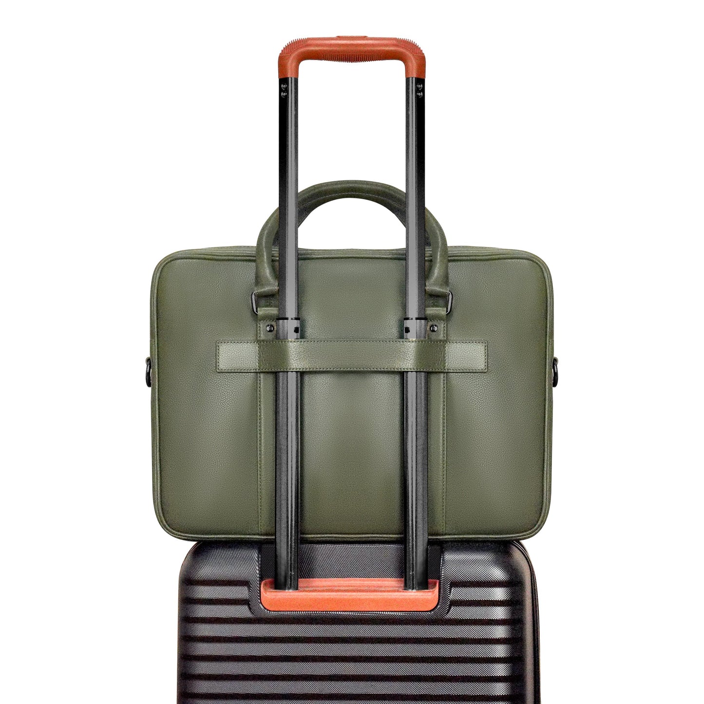 Porte-documents mince en cuir Champs Onyx