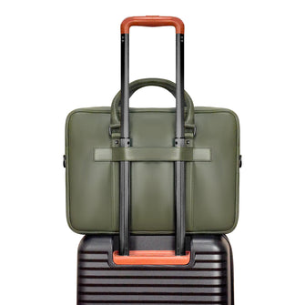 
                    Shop Bentley Kaki Porte-documents mince en cuir Champs Onyx in Canada at only $149.99 7th look
                  