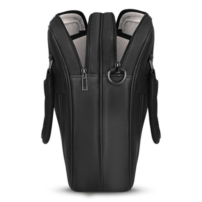 Shop Bentley Black Champs Onyx Leather Briefcase in Canada at only $199.99 8th look
