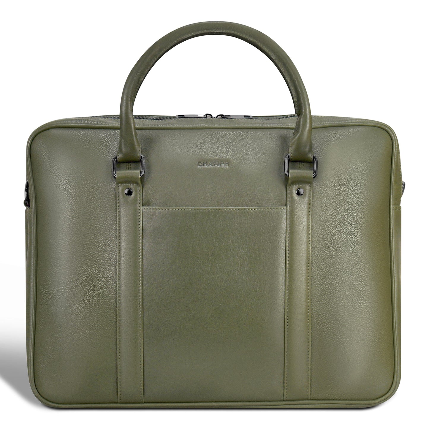 Champs Onyx Leather Briefcase