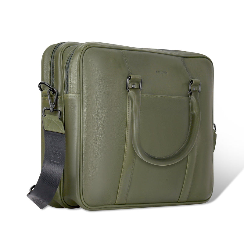 
        Shop Bentley Khaki Champs Onyx Leather Briefcase in Canada at only $199.99 19th look
      