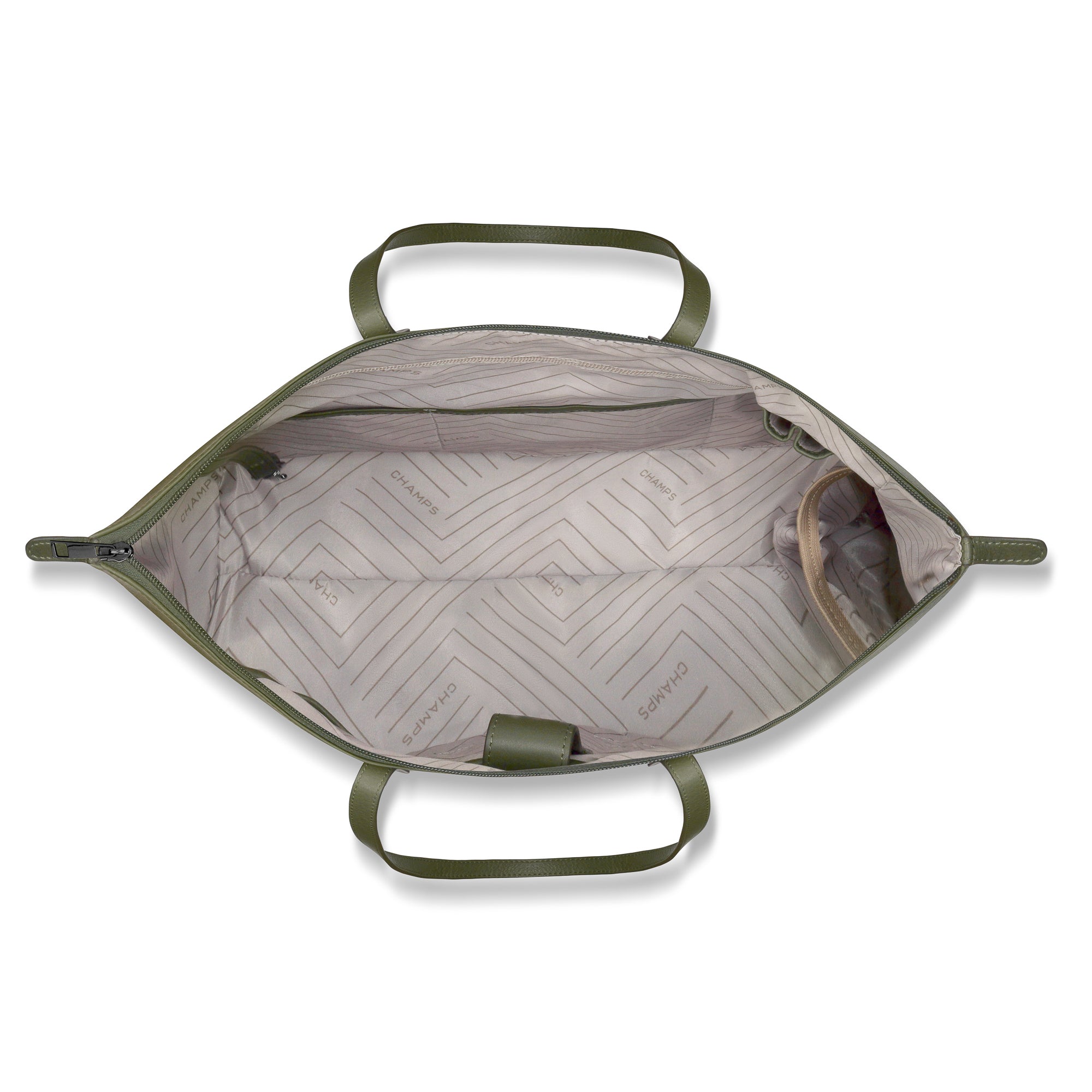 Shop Bentley Kaki Fourre-tout professionnel en cuir Champs Onyx in Canada at only $149.99 13th look