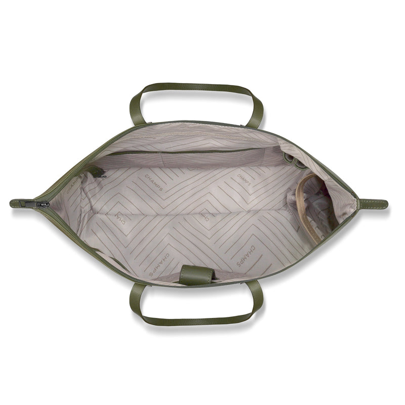 
        Shop Bentley Kaki Fourre-tout professionnel en cuir Champs Onyx in Canada at only $149.99 13th look
      