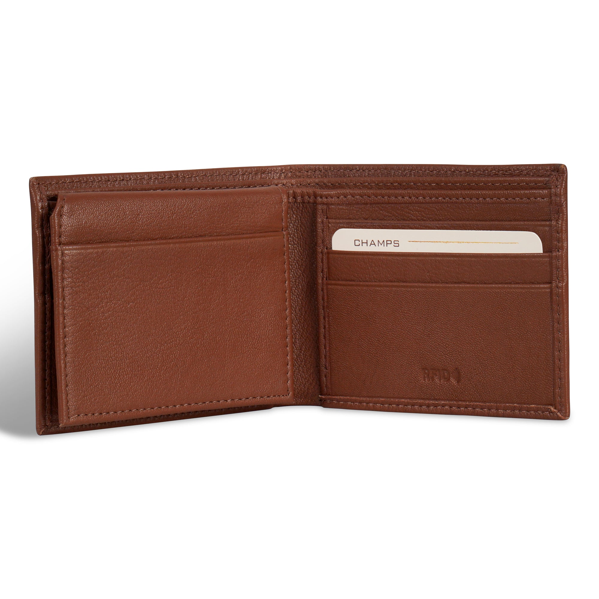Shop Bentley Brun Portefeuille en cuir à rabat supérieur Champs Onyx in Canada at only $39.99 9th look