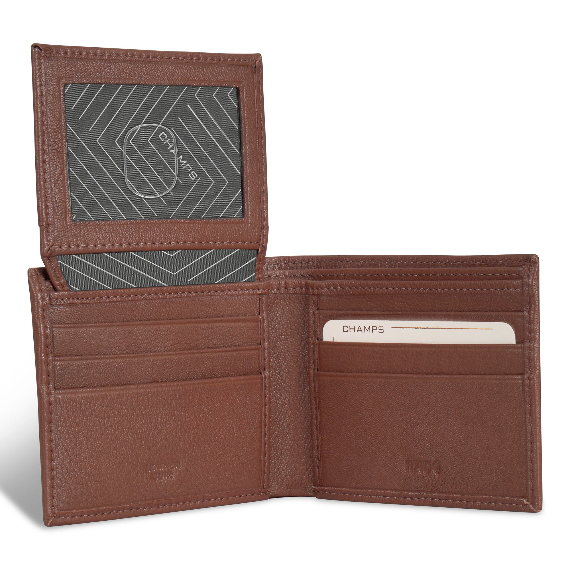 Shop Bentley Brun Portefeuille en cuir à rabat supérieur Champs Onyx in Canada at only $39.99 10th look