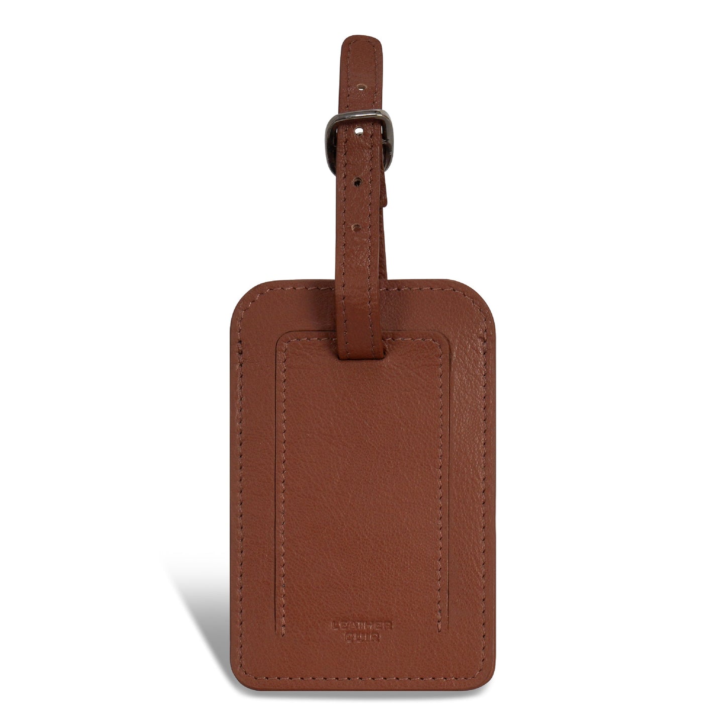 Étiquettes à bagage en cuir Champs Onyx