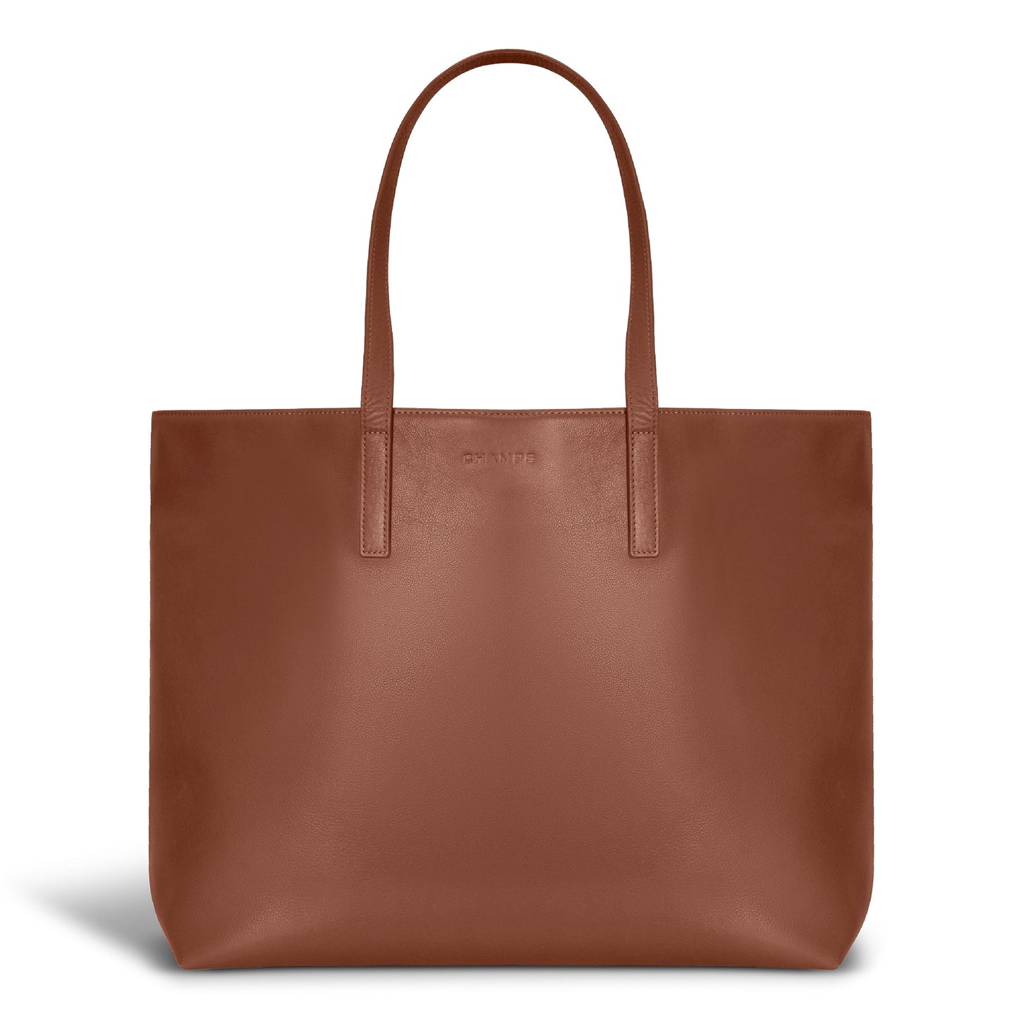 Sac cabas ouvert Champs en cuir Onyx
