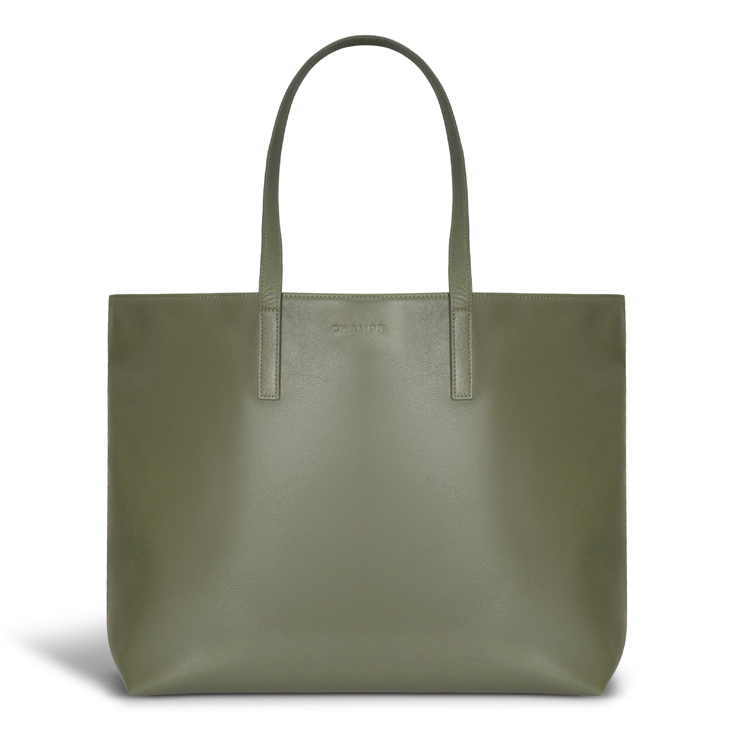 Sac cabas ouvert Champs en cuir Onyx