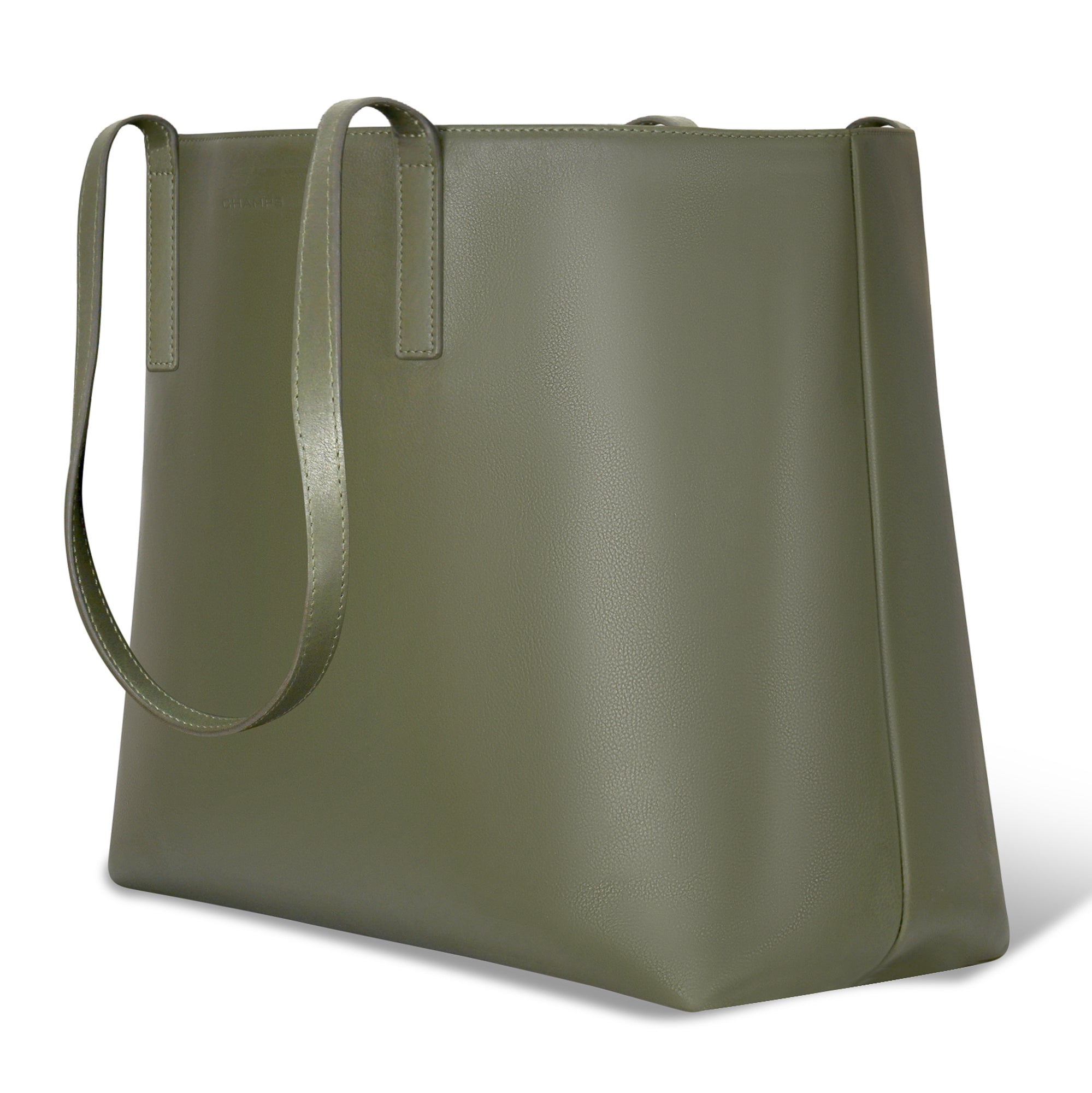 Shop Bentley Kaki Sac cabas ouvert Champs en cuir Onyx in Canada at only $129.99 14th look