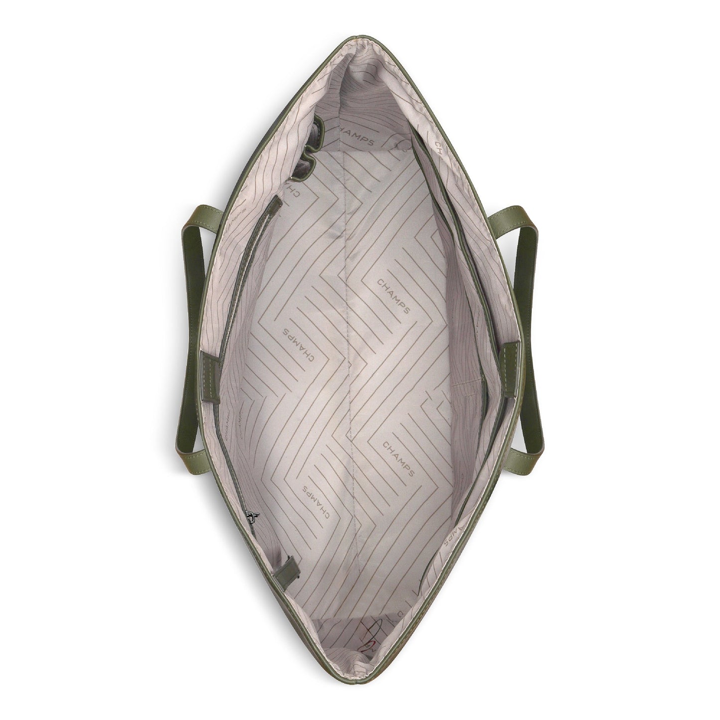 Sac cabas ouvert Champs en cuir Onyx