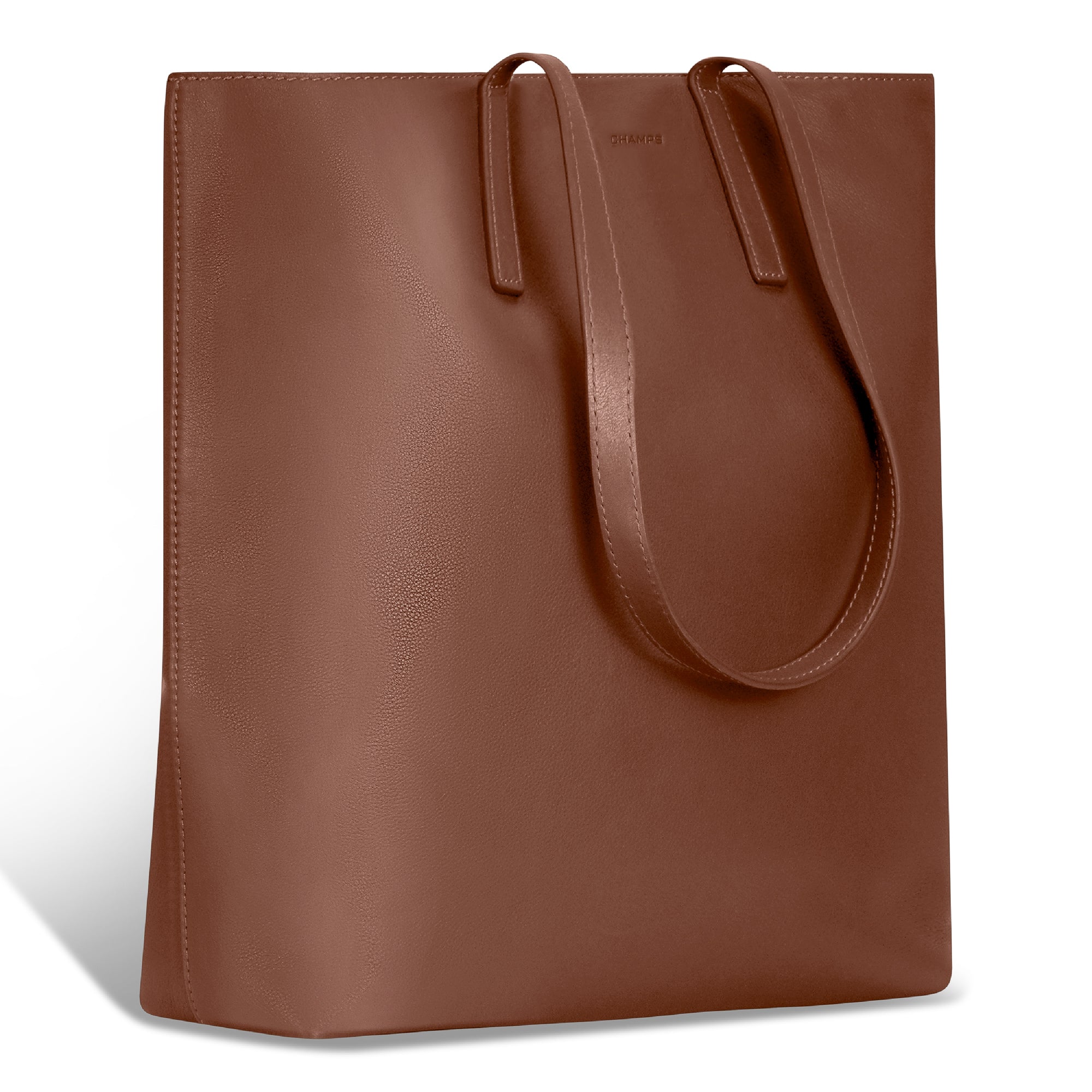 Shop Bentley Brun Sac cabas vertical en cuir Champs Onyx in Canada at only $129.99 7th look