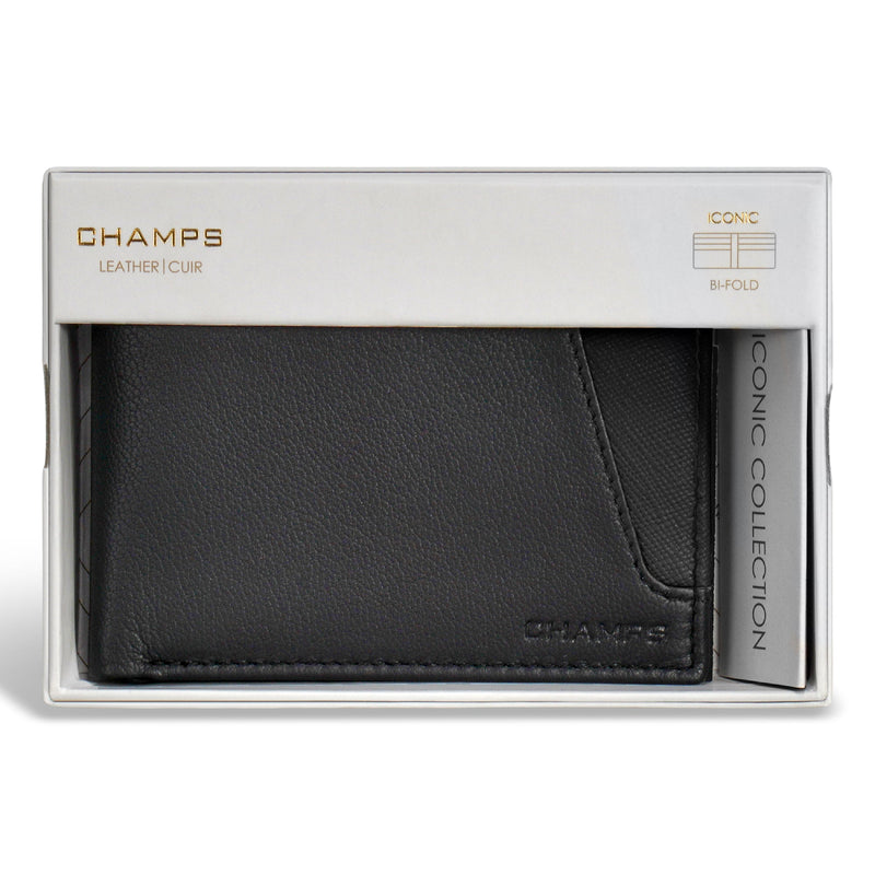 
        Shop Bentley Black Black Champs Iconic Leather Bi-Fold Wallet in Canada at only $34.99 5th look
      