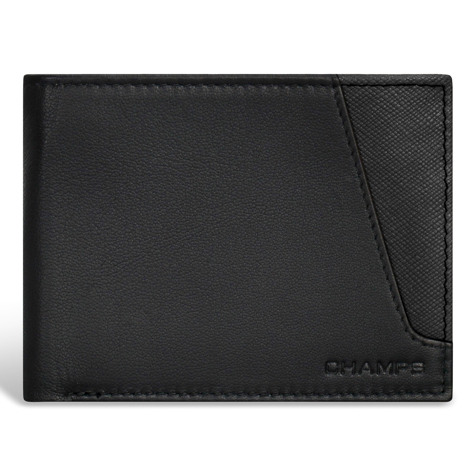 
          Shop Bentley Black Black Champs Iconic Leather Top Wing Wallet in Canada at only $39.99 st look
        