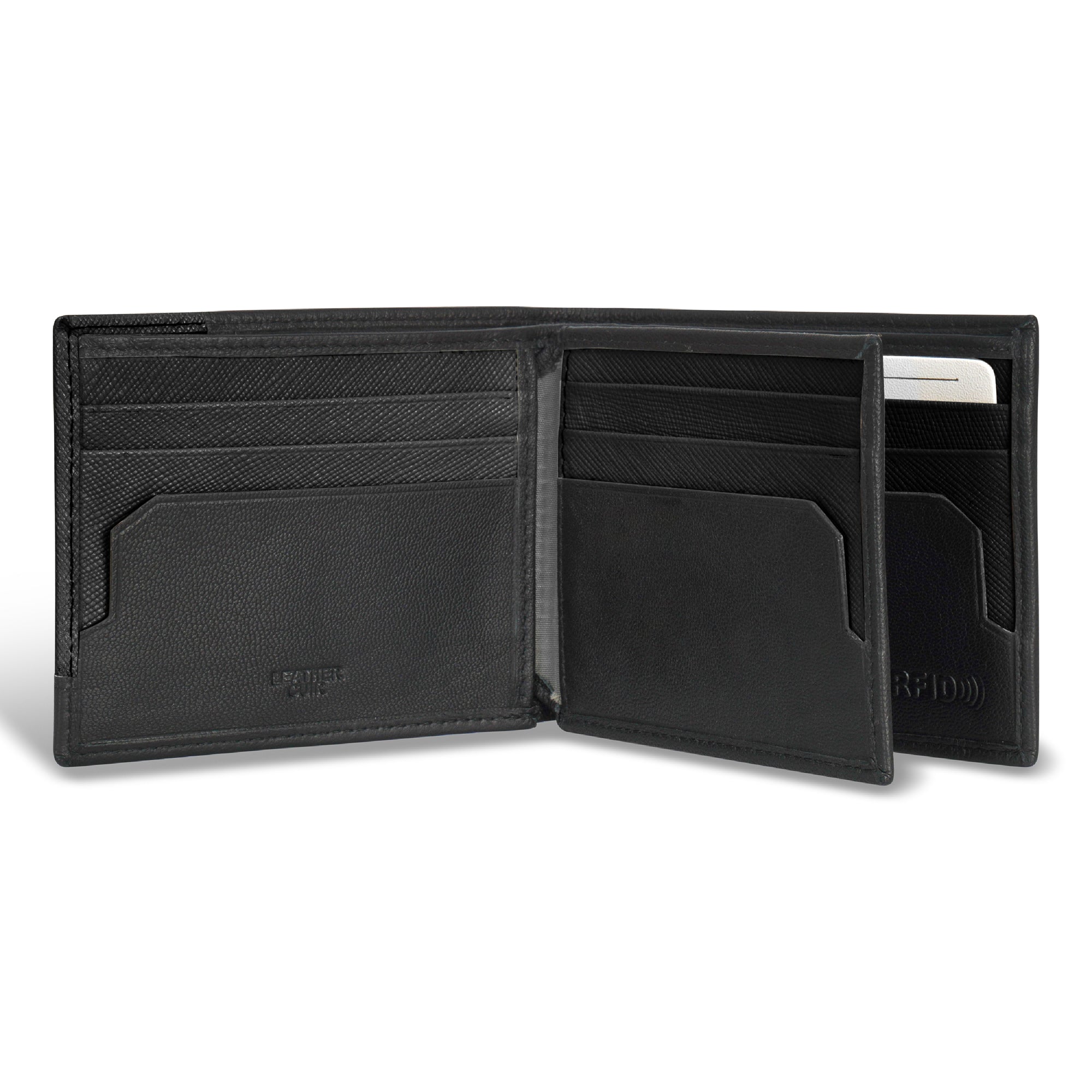 Shop Bentley  Noir Portefeuille Champs Iconic en cuir à aile centrale in Canada at only $39.99 3rd look