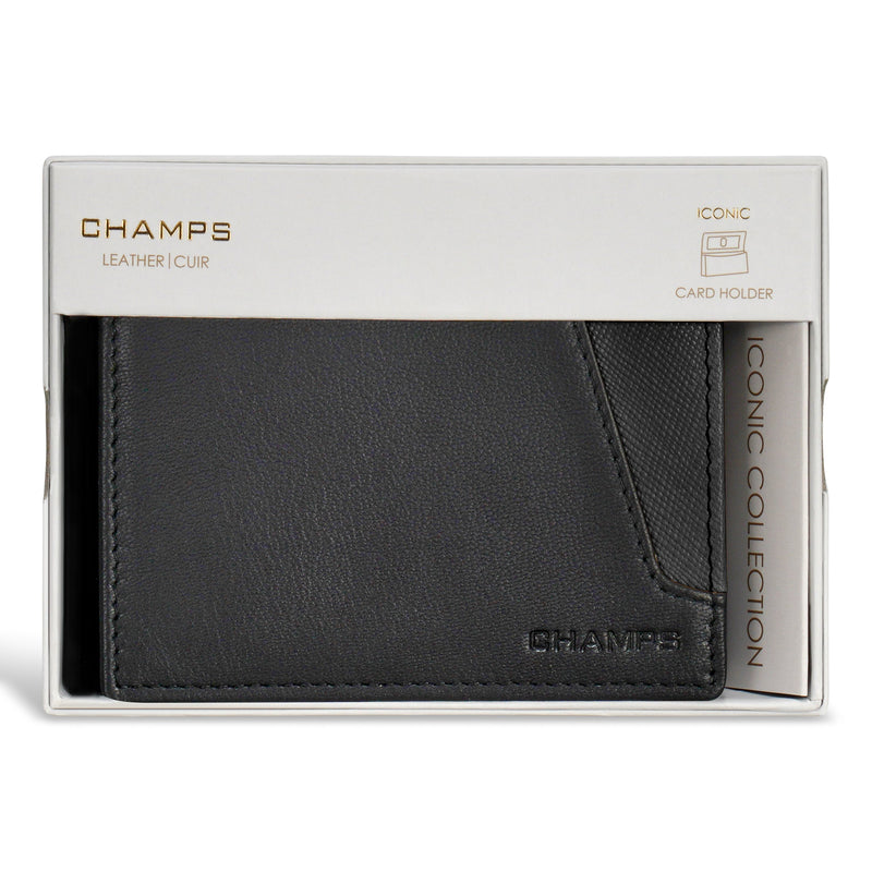 
        Shop Bentley Black Black Champs Iconic Leather Cardholder in Canada at only $29.99 5th look
      
