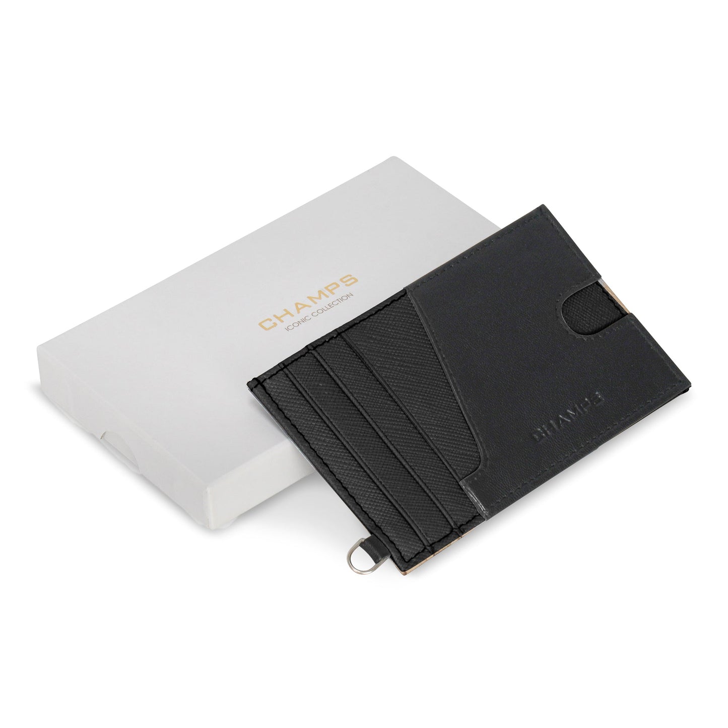 Porte-cartes  fin en cuir Champs Iconic