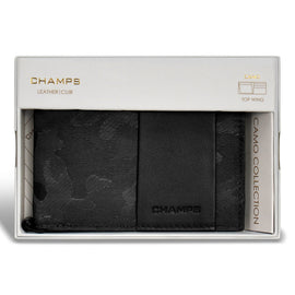 
                    Shop Bentley Black Champs Camo Leather Top Wing Wallet in Canada at only $39.99 6th look
                  