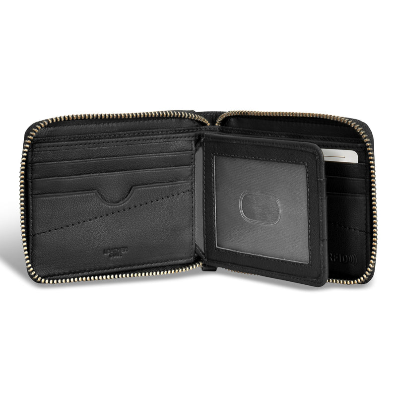 
        Shop Bentley Black Champs Camo Leather Zip Around Wallet in Canada at only $39.99 3rd look
      