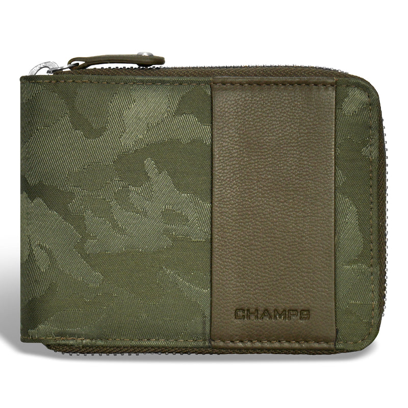 
        Shop Bentley Green Champs Camo Leather Zip Around Wallet in Canada at only $39.99 7th look
      