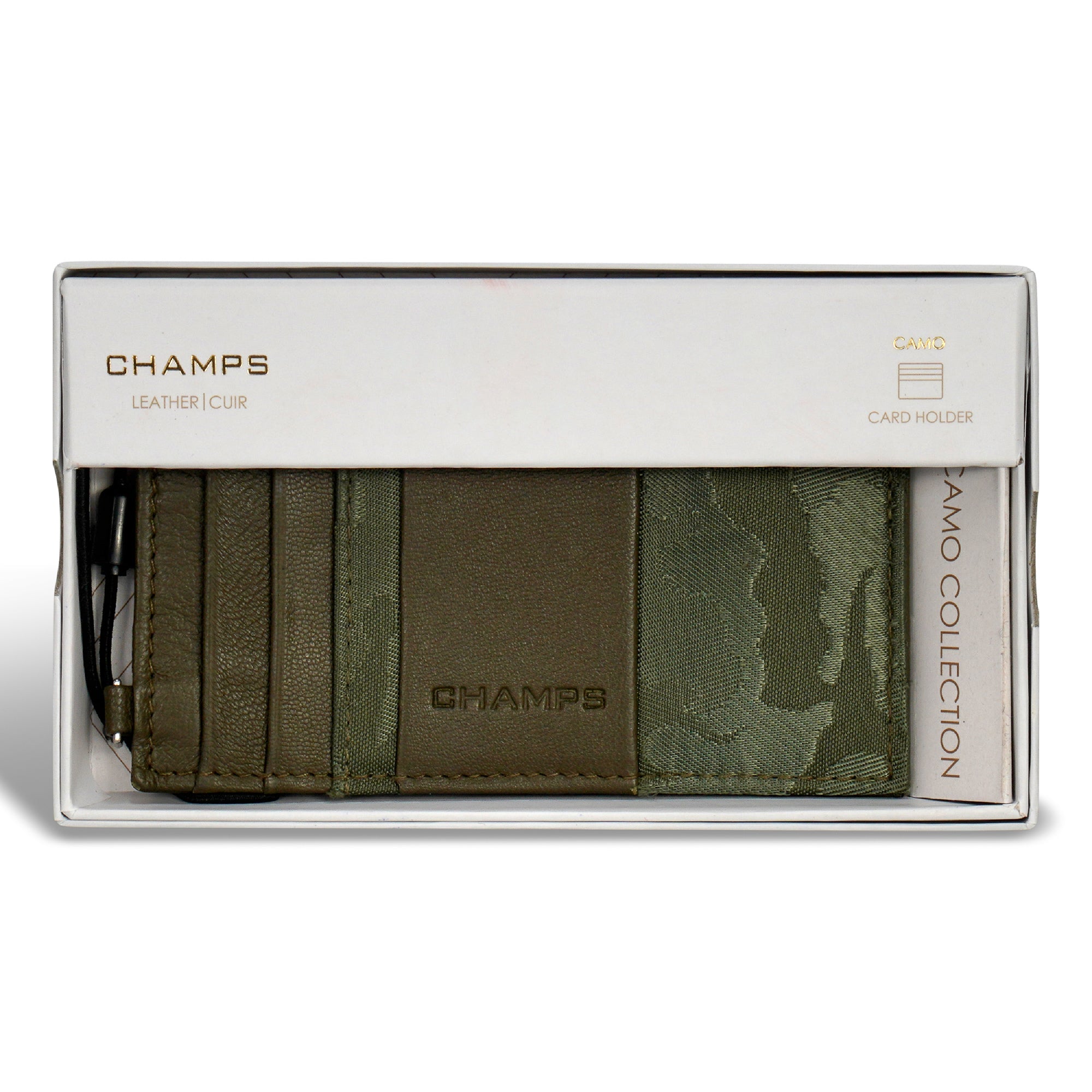 Shop Bentley Vert Porte-cartes mince en cuir Champs Camo in Canada at only $29.99 10th look