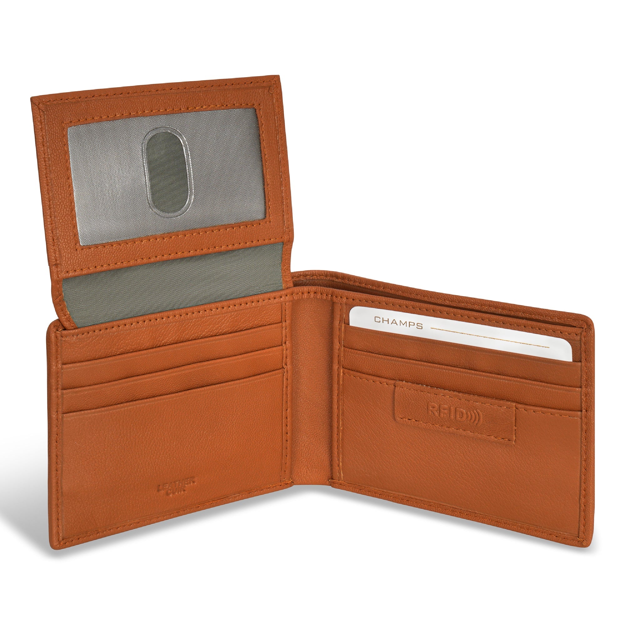 Champs Denim Leather Top Wing Wallet – Shop Bentley
