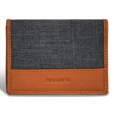 Shop Bentley Fauve et Noir Porte-cartes en cuir et denim Champs Denim in Canada at only $29.99 1st look