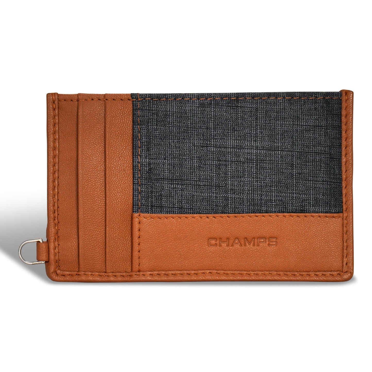 Champs Denim Leather Slim Cardholder