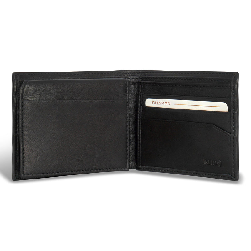
        Shop Bentley Black Champs Classic Leather Top-Wing Wallet in Canada at only $34.99 4th look
      