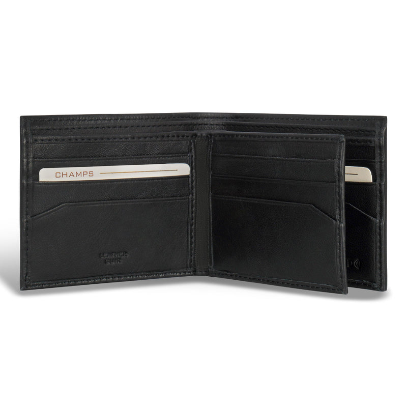 
        Shop Bentley Black Champs Classic Leather Center-Wing Wallet in Canada at only $34.99 4th look
      