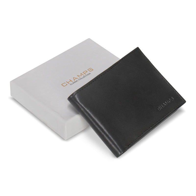
        Shop Bentley Black Champs Classic Leather Center-Wing Wallet in Canada at only $34.99 5th look
      