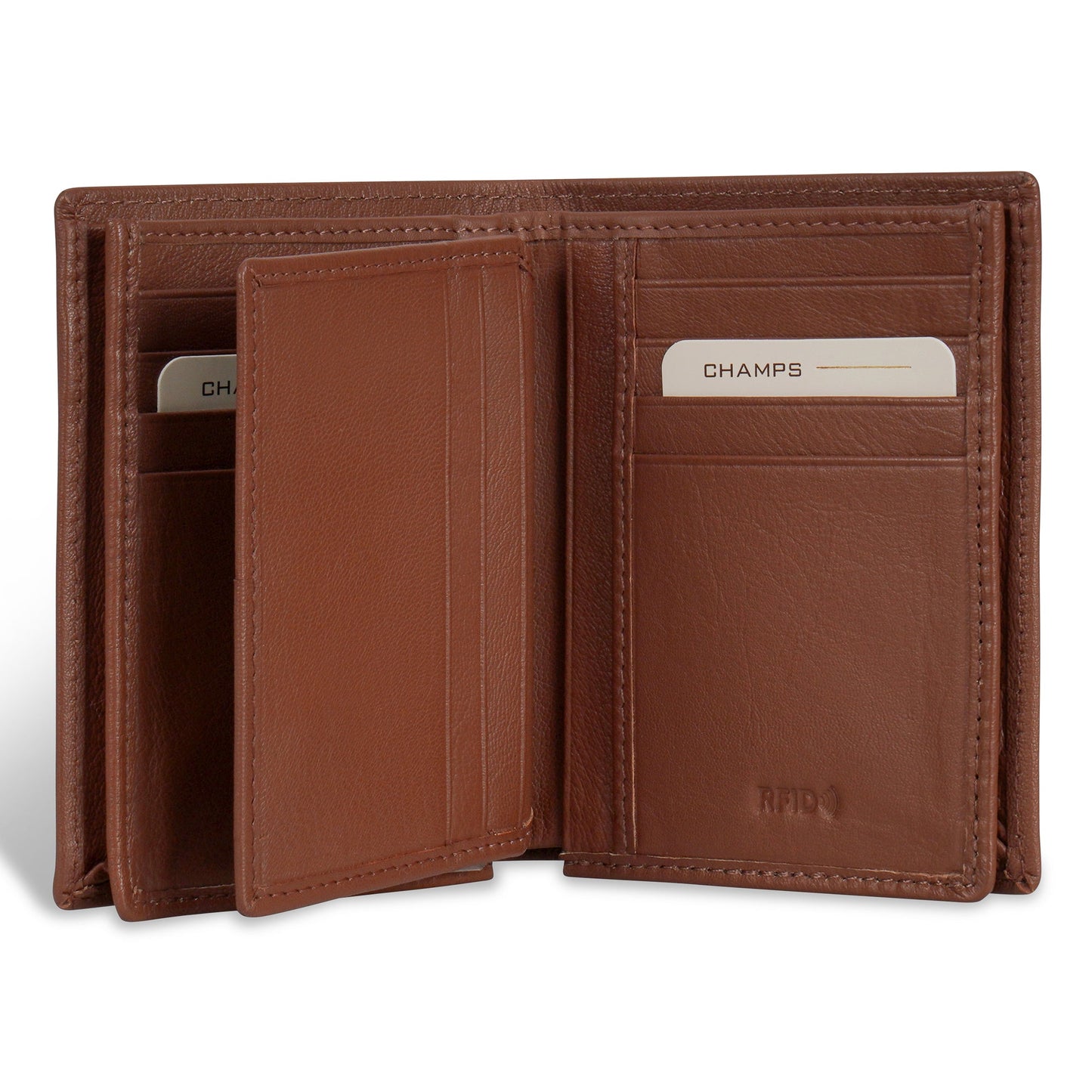 Portefeuille vertical en cuir Onyx de Champs